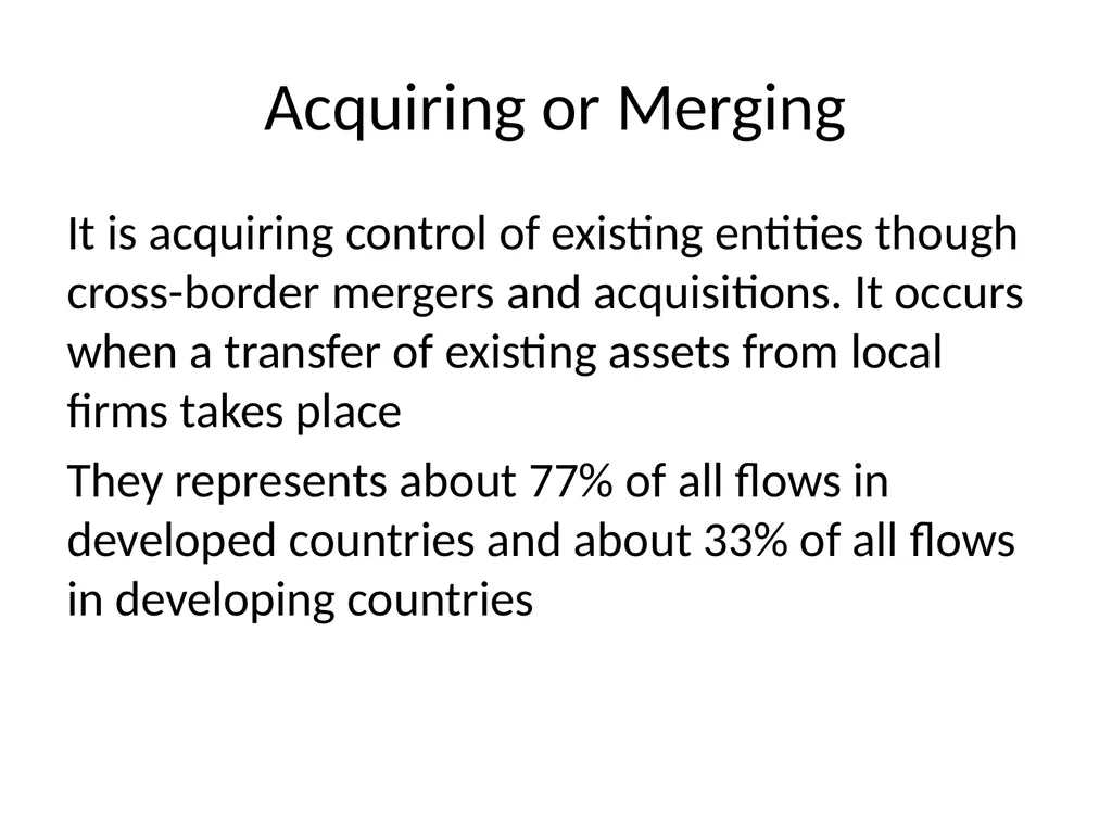 Foreign Investment in India Foreign capital is - slide 11 of 22