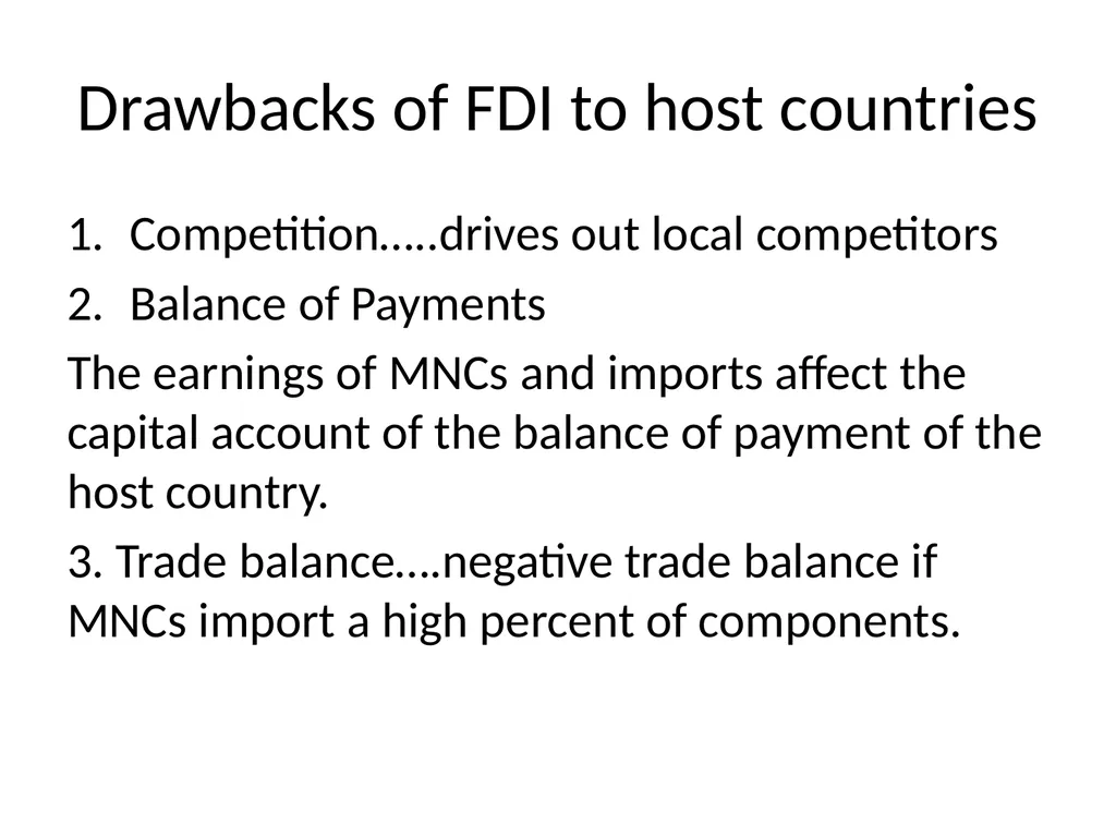 Foreign Investment in India Foreign capital is - slide 20 of 22