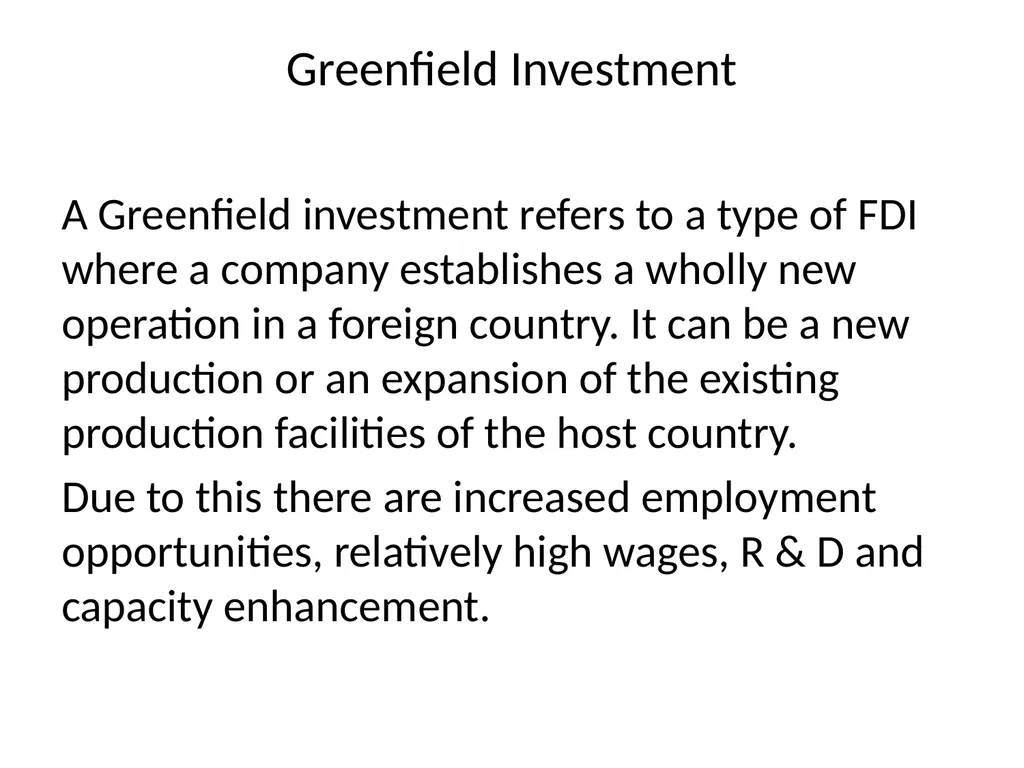 Foreign Investment in India Foreign capital is - slide 10 of 22