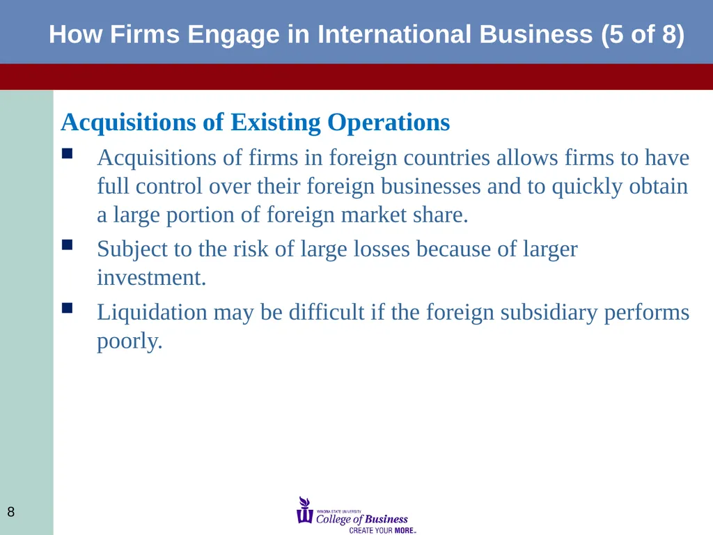 FIN 440: International Finance Larry Schrenk, - slide 8 of 12