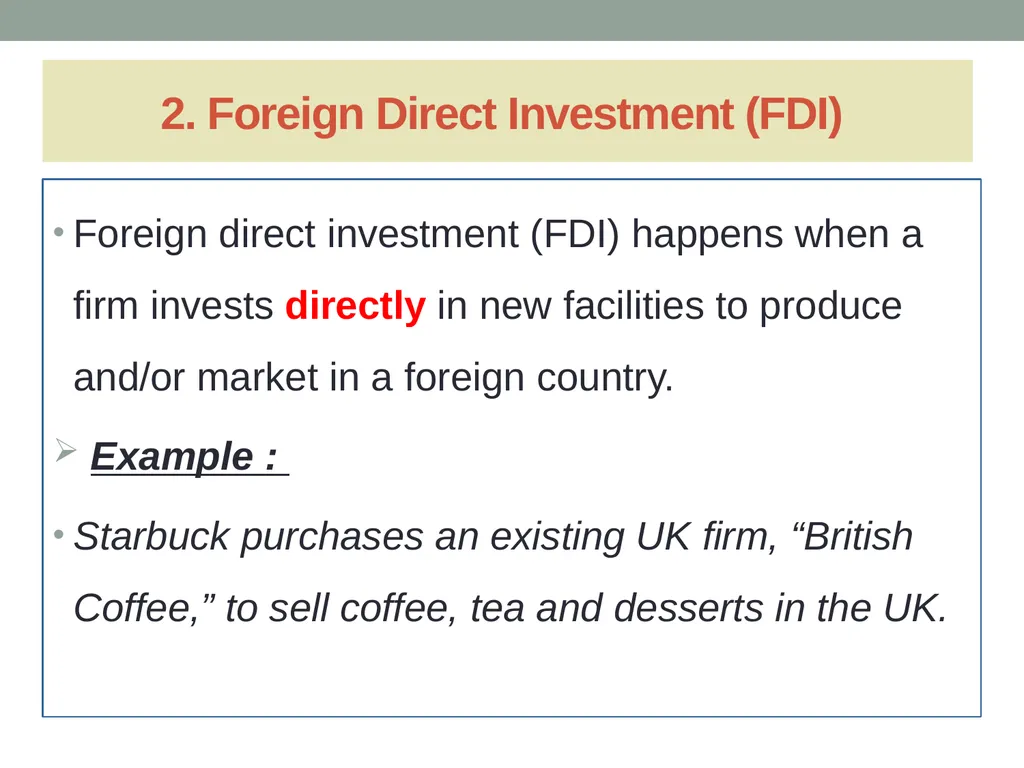 Chapter 2 International Market Entry Strategies - slide 11 of 23