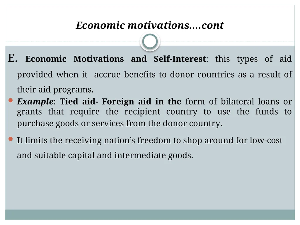 Chapter 6: aid, debt, FDI, and economic - slide 5 of 31