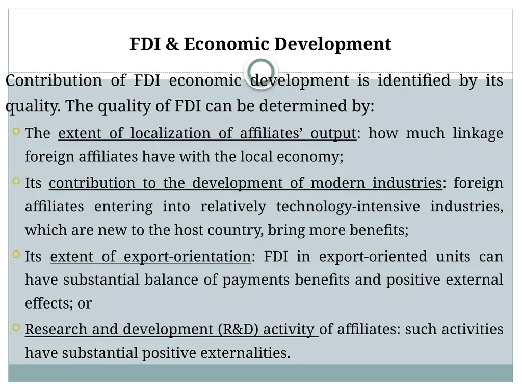 Chapter 6: aid, debt, FDI, and economic - slide 30 of 31
