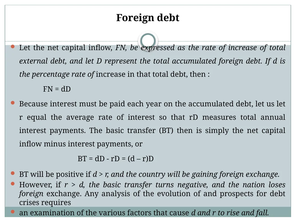 Chapter 6: aid, debt, FDI, and economic - slide 10 of 31
