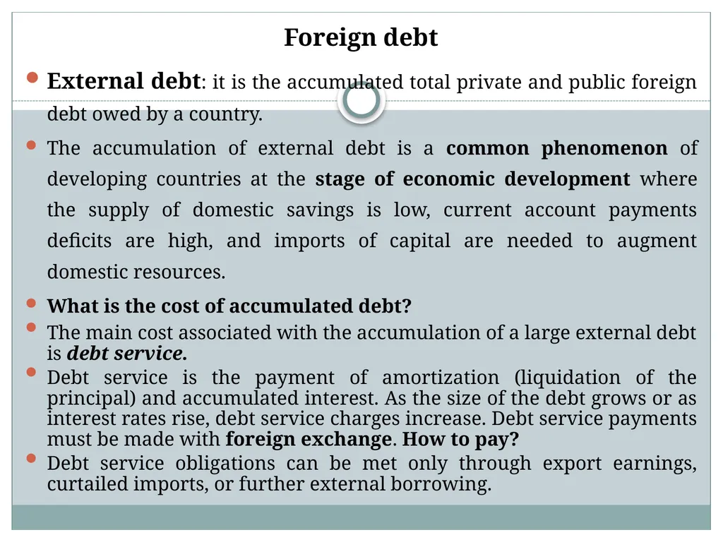 Chapter 6: aid, debt, FDI, and economic - slide 8 of 31
