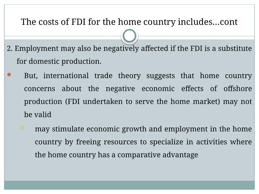 Chapter 6: aid, debt, FDI, and economic - slide 23 of 31