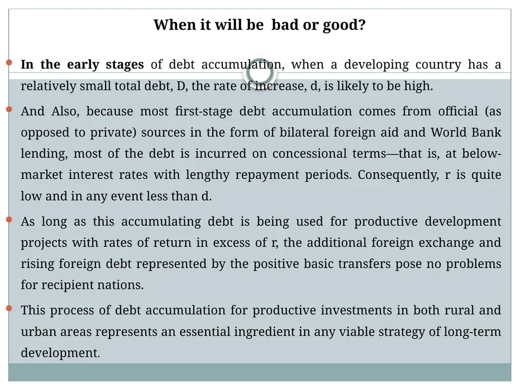 Chapter 6: aid, debt, FDI, and economic - slide 11 of 31