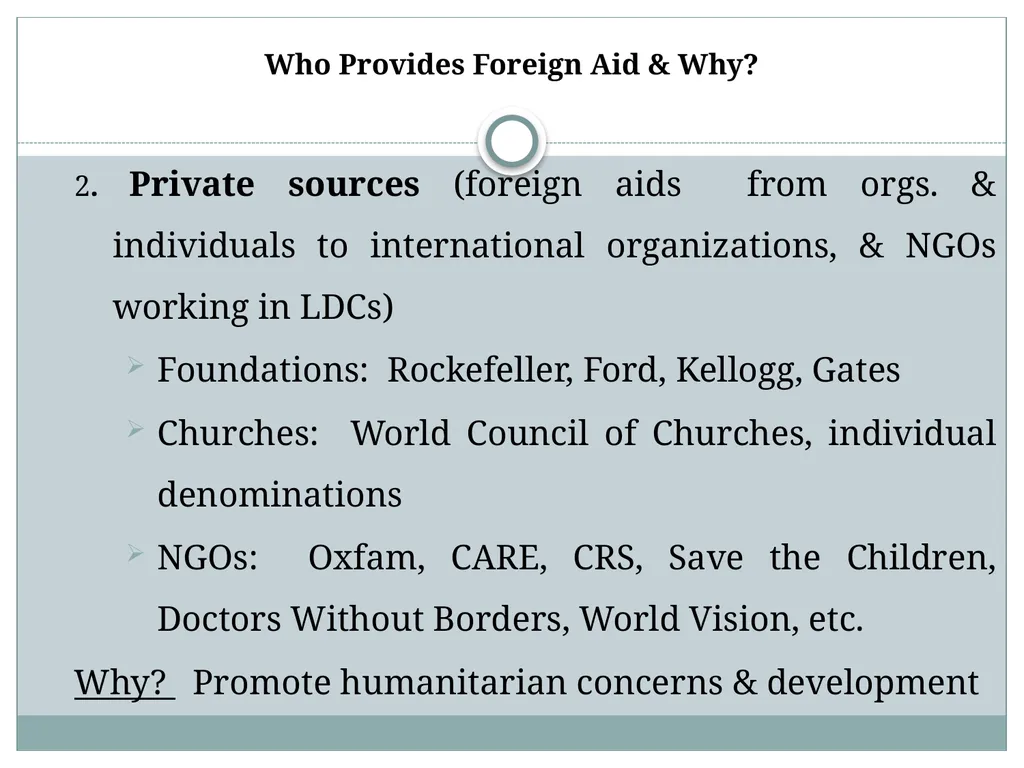 Chapter 6: aid, debt, FDI, and economic - slide 7 of 31