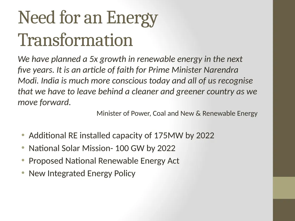 Energy Transformation for Green Growth Pathways - slide 7 of 11