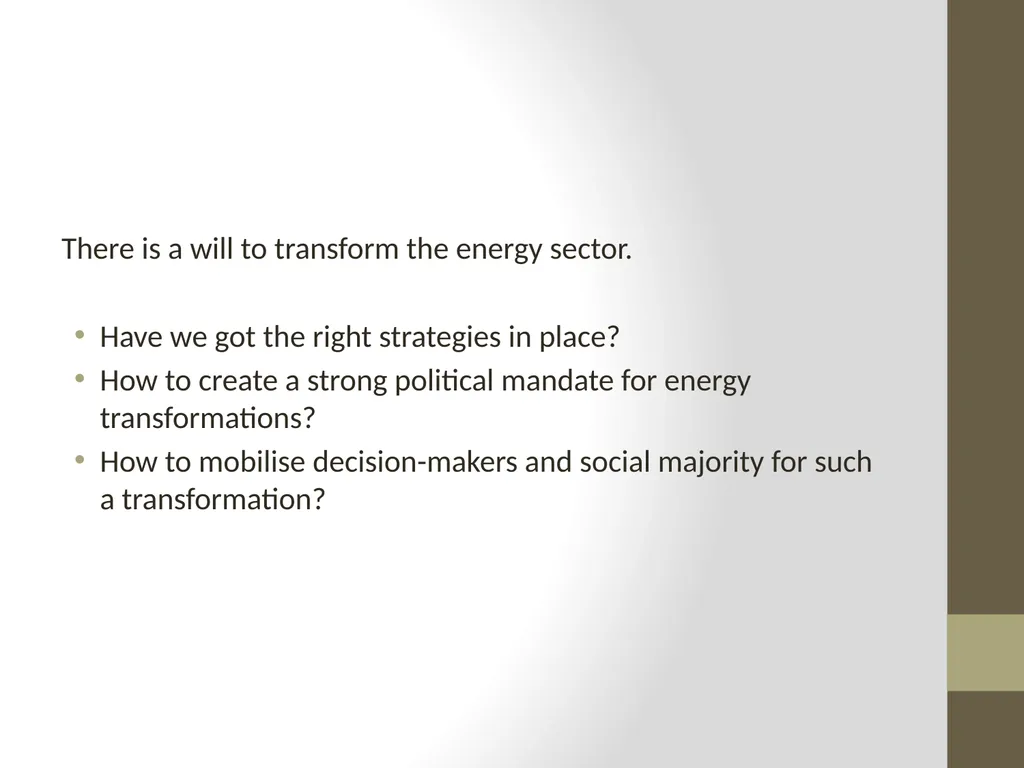 Energy Transformation for Green Growth Pathways - slide 11 of 11