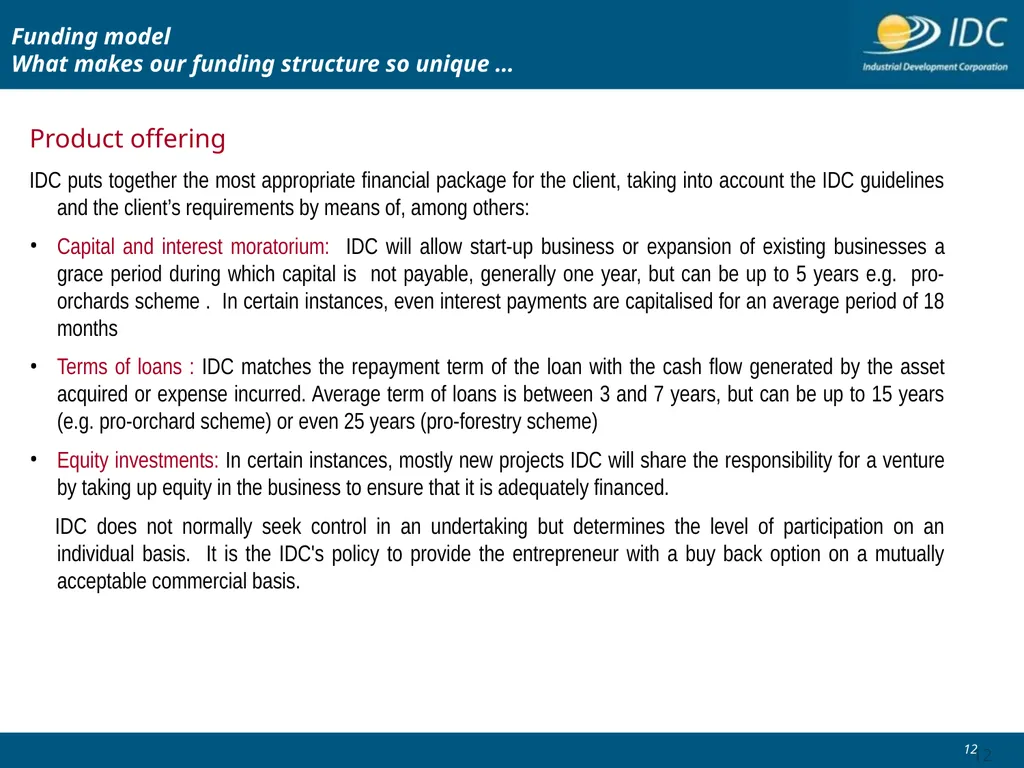 Industrial Development Corporation Automotive & - slide 12 of 23