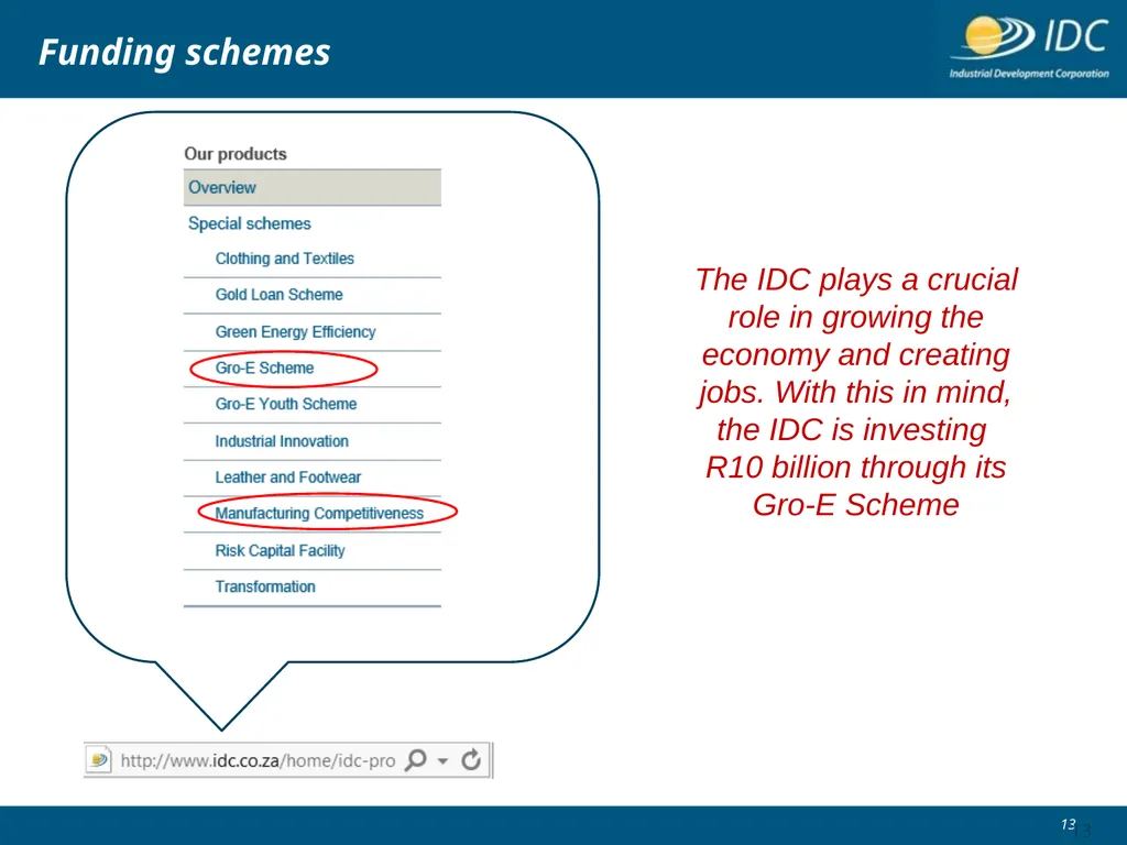 Industrial Development Corporation Automotive & - slide 13 of 23