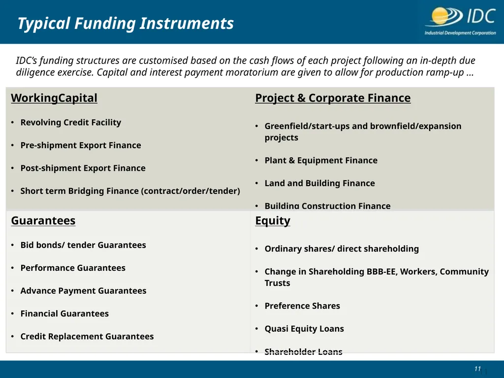 Industrial Development Corporation Automotive & - slide 11 of 23