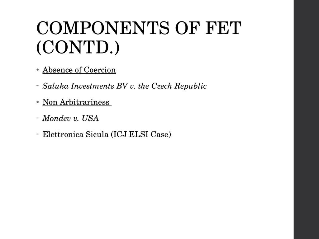 Treaty Standards: Part 1 Comparative Public Law – - slide 121 of 129