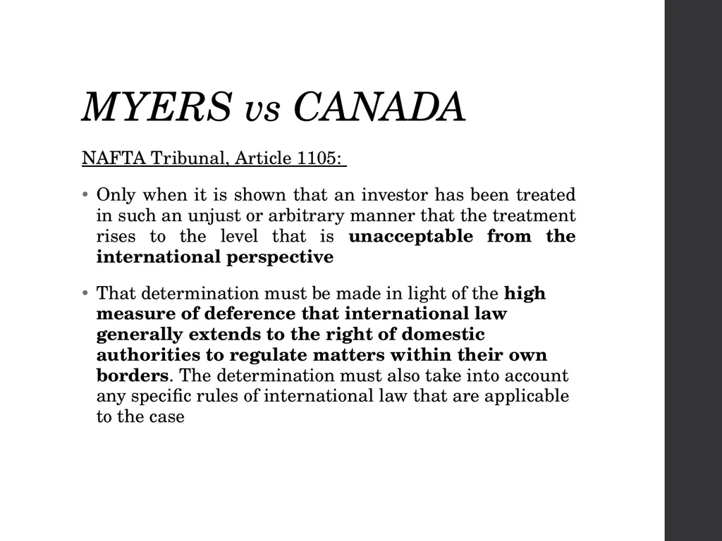 Treaty Standards: Part 1 Comparative Public Law – - slide 127 of 129