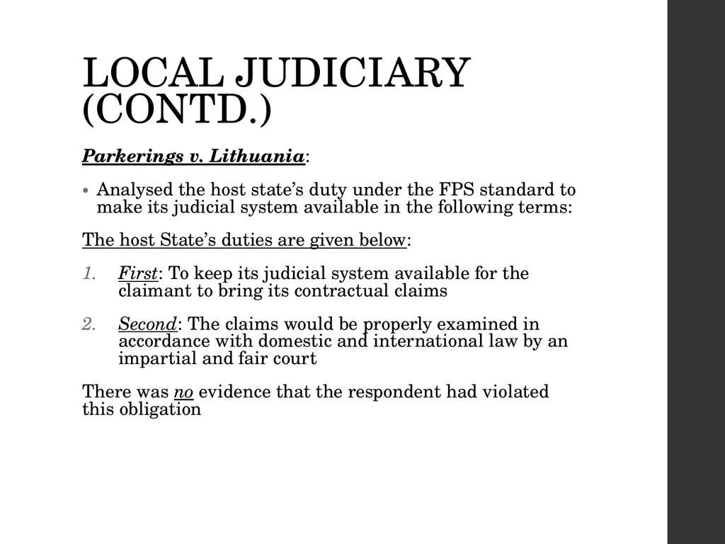 Treaty Standards: Part 1 Comparative Public Law – - slide 73 of 129