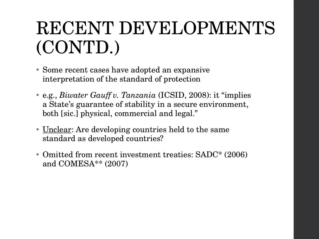 Treaty Standards: Part 1 Comparative Public Law – - slide 82 of 129