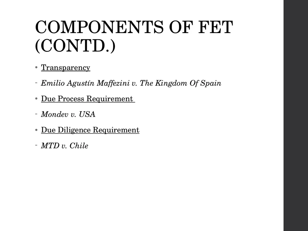 Treaty Standards: Part 1 Comparative Public Law – - slide 120 of 129
