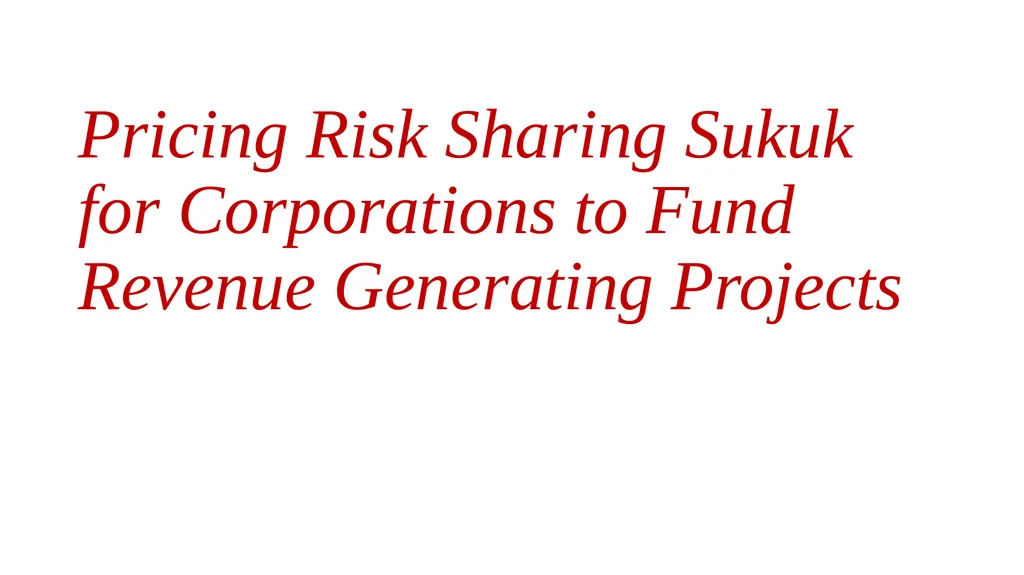 Innovative Islamic Capital Market Instruments A - slide 16 of 34