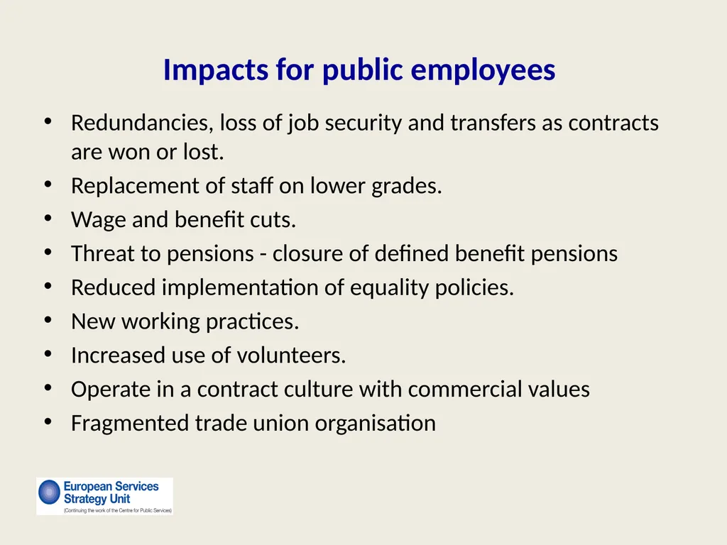 New Forms of Privatization Making It Public: - slide 22 of 25