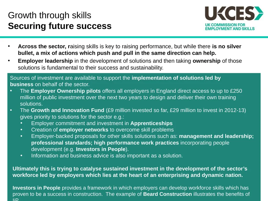 Sector Skills Insights: Construction Introduction - slide 23 of 24