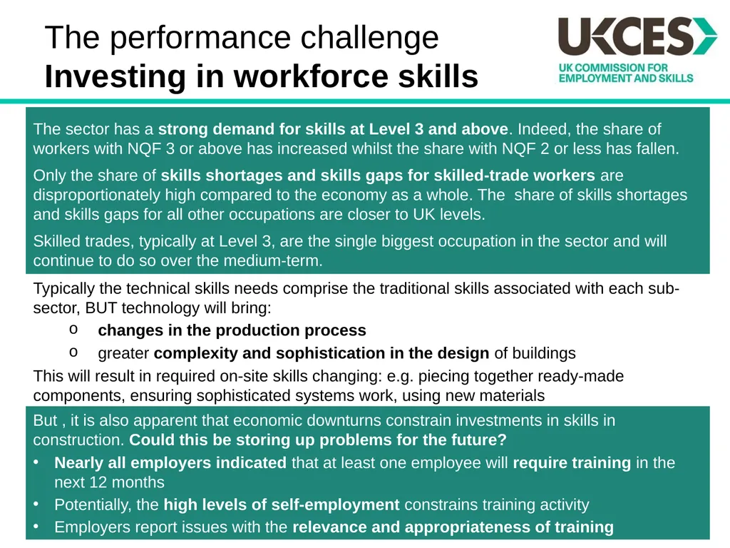 Sector Skills Insights: Construction Introduction - slide 13 of 24