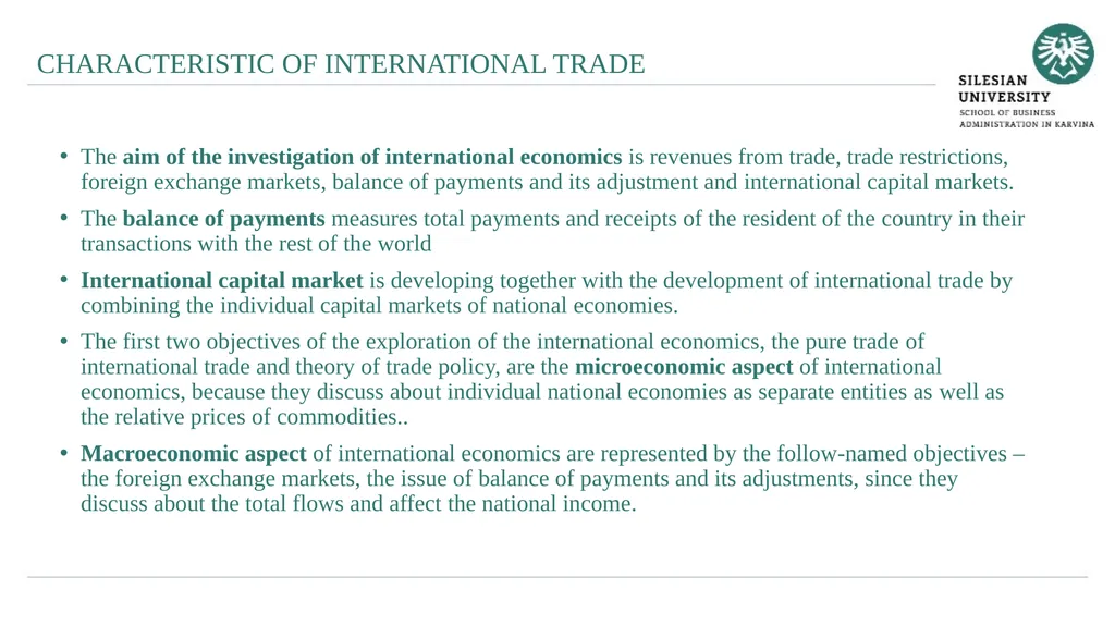 Pure Theory of Trade Lesson I Ingrid Majerova - slide 4 of 22