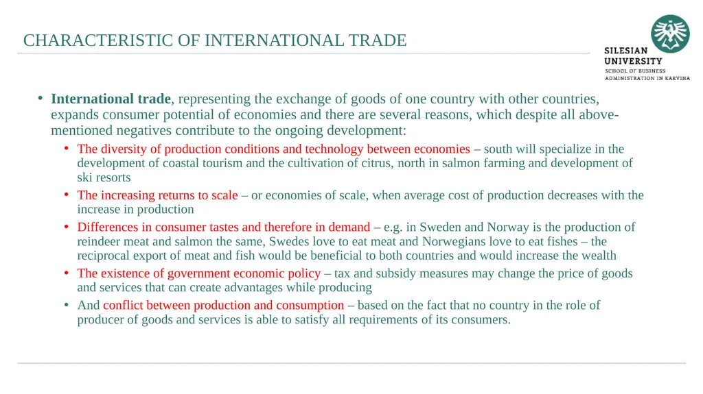 Pure Theory of Trade Lesson I Ingrid Majerova - slide 5 of 22