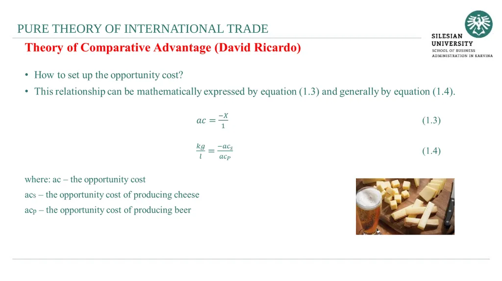 Pure Theory of Trade Lesson I Ingrid Majerova - slide 17 of 22