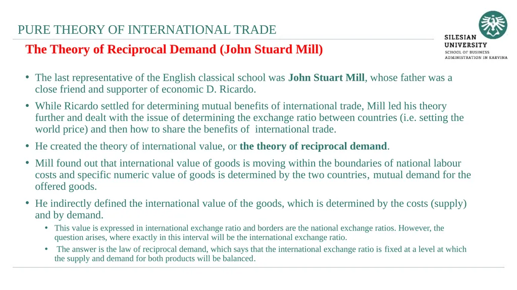 Pure Theory of Trade Lesson I Ingrid Majerova - slide 20 of 22
