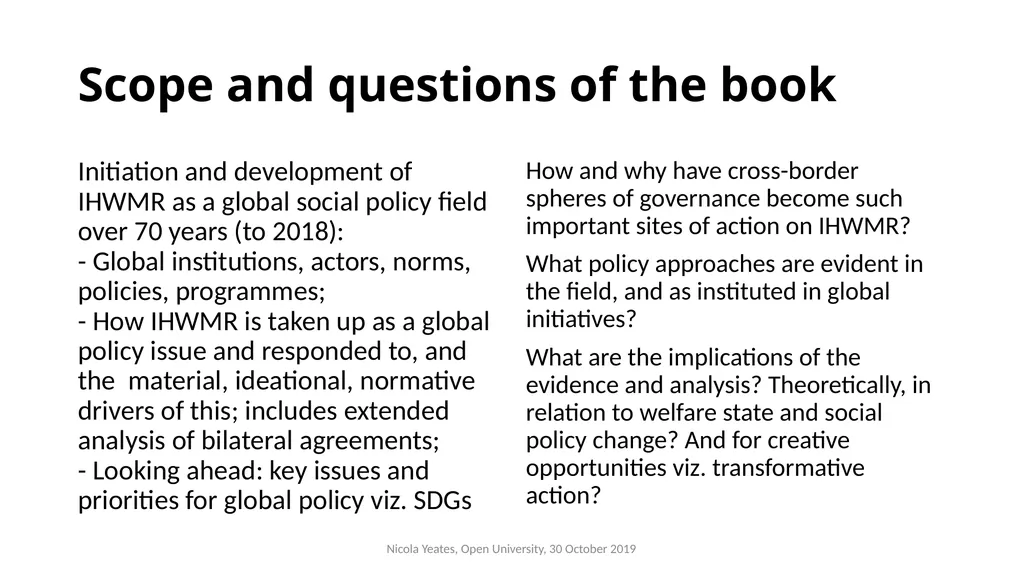 Global health labour migration: gender, global - slide 5 of 12