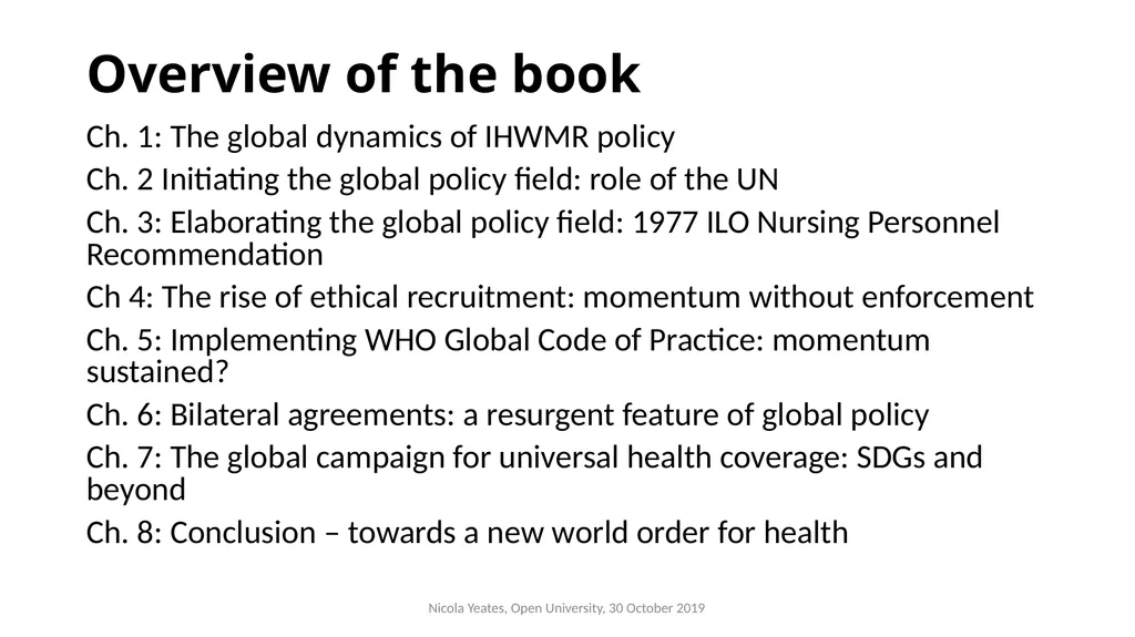 Global health labour migration: gender, global - slide 6 of 12
