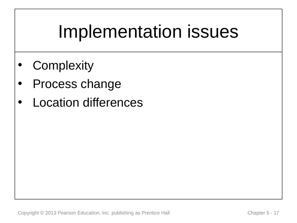 Chapter 5: Information Systems for the Enterprise - slide 17 of 22
