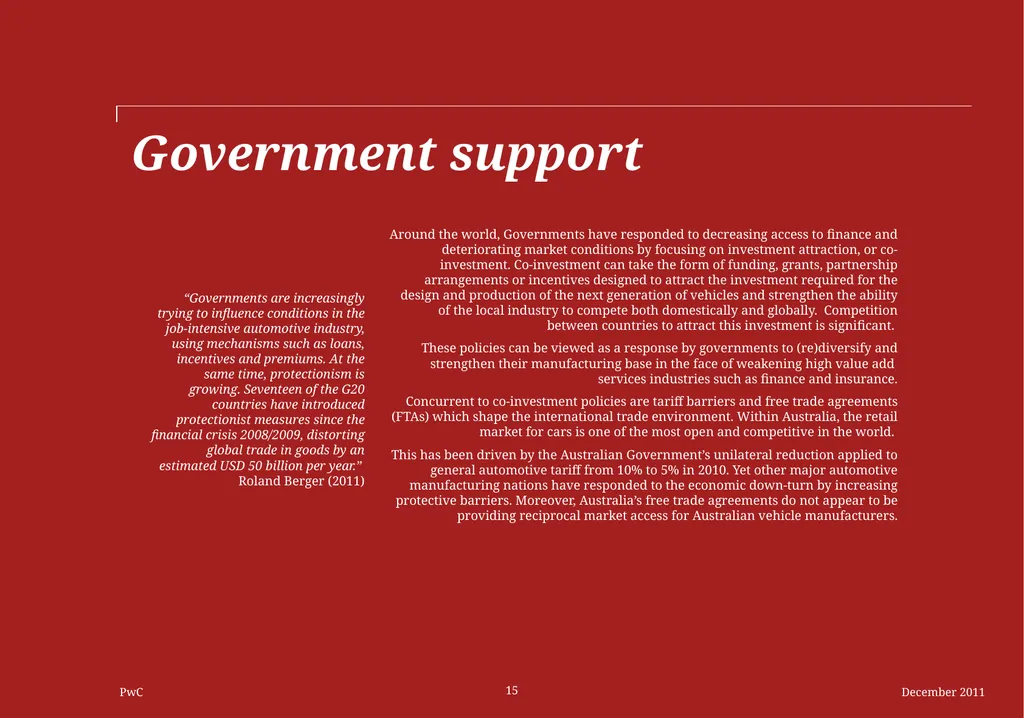 Federal Chamber of Automotive Industries The - slide 15 of 25