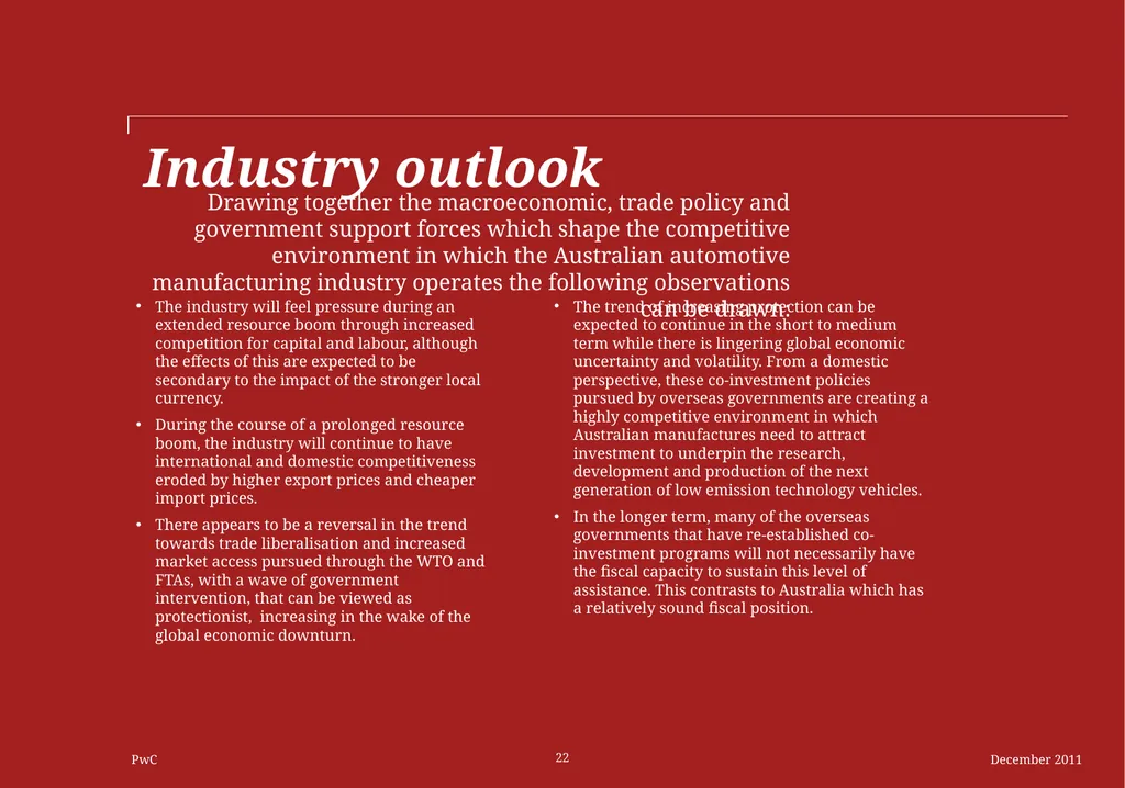 Federal Chamber of Automotive Industries The - slide 22 of 25