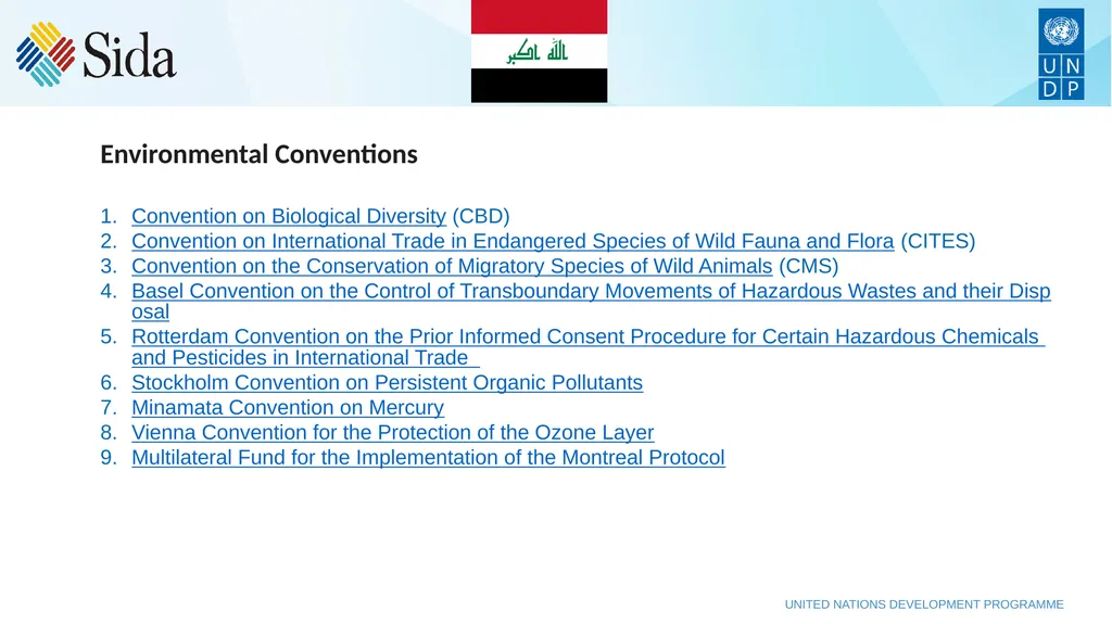 Iraq’s environmental and climate change - slide 3 of 29