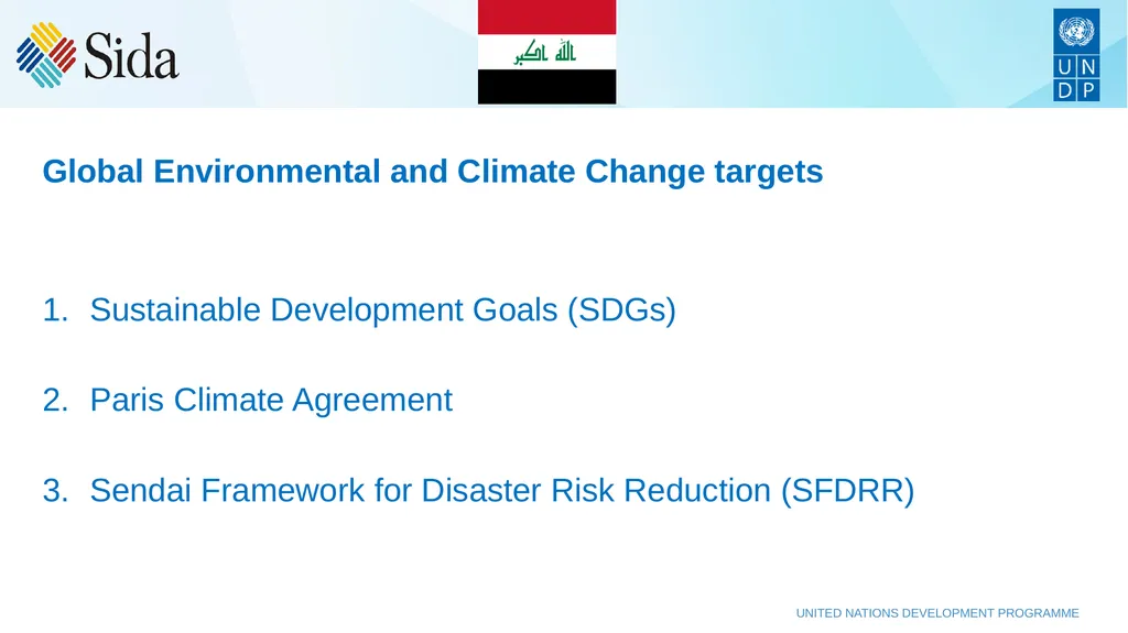 Iraq’s environmental and climate change - slide 2 of 29