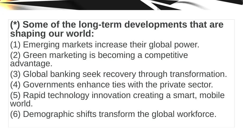 ENVIRONMENT OF STRATEGIC MANAGEMENT. IMPORTANCE OF - slide 5 of 37