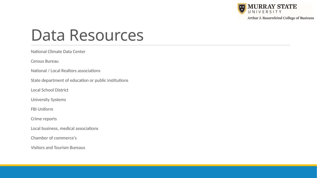 Components of an Economic Profile Presenter: Chris - slide 10 of 37