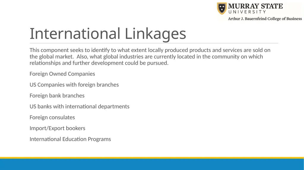 Components of an Economic Profile Presenter: Chris - slide 18 of 37