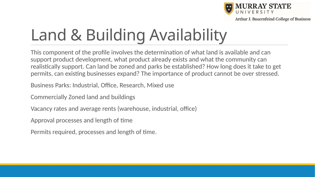 Components of an Economic Profile Presenter: Chris - slide 30 of 37
