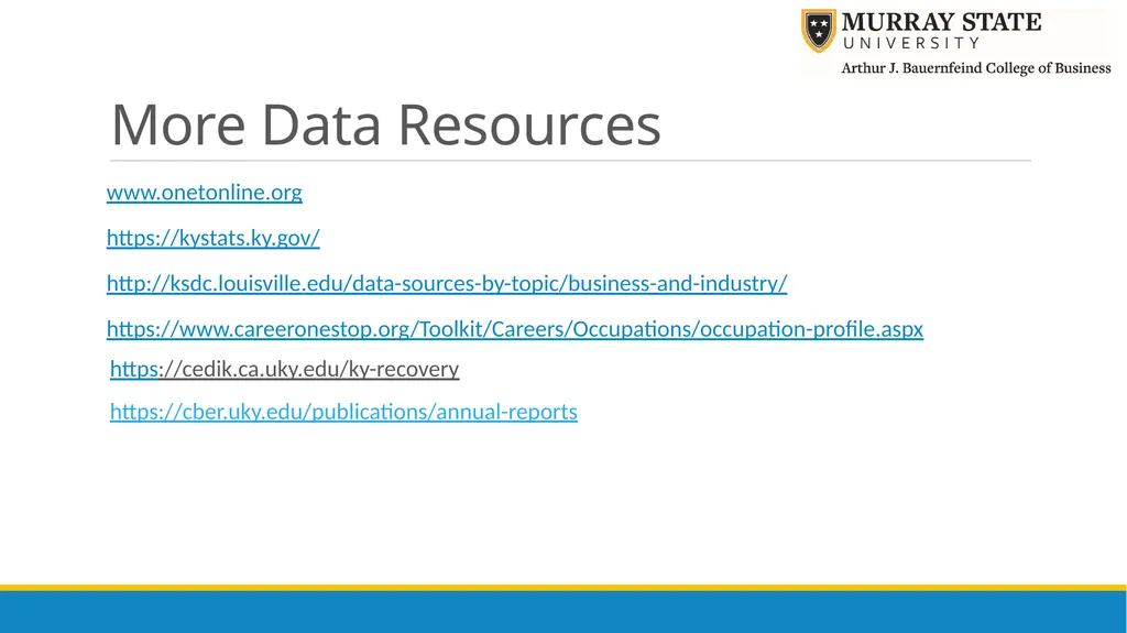 Components of an Economic Profile Presenter: Chris - slide 34 of 37