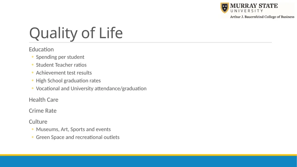 Components of an Economic Profile Presenter: Chris - slide 9 of 37