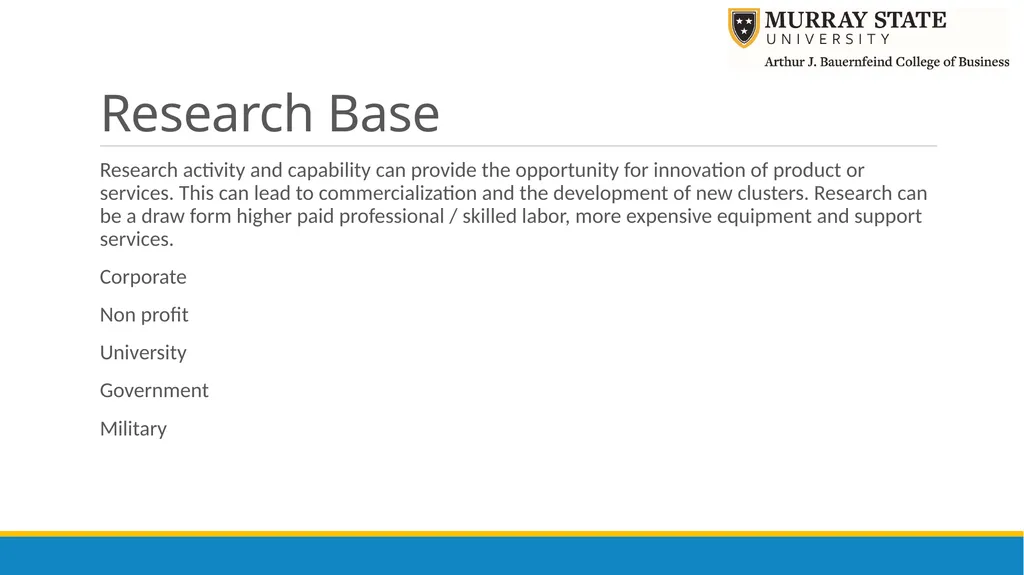 Components of an Economic Profile Presenter: Chris - slide 20 of 37