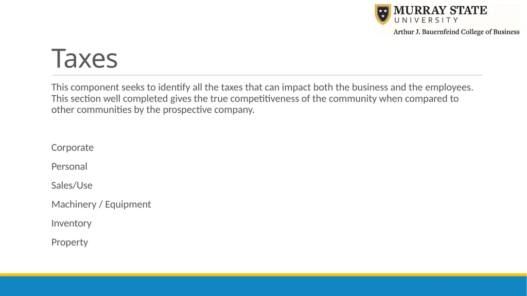 Components of an Economic Profile Presenter: Chris - slide 28 of 37