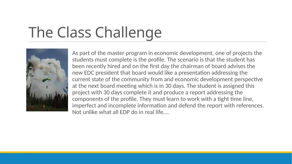 Components of an Economic Profile Presenter: Chris - slide 4 of 37