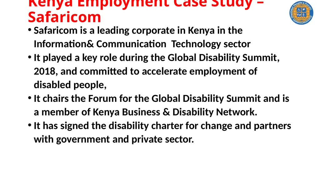 CDPF On-line Disability Equality Capacity Building - slide 17 of 28