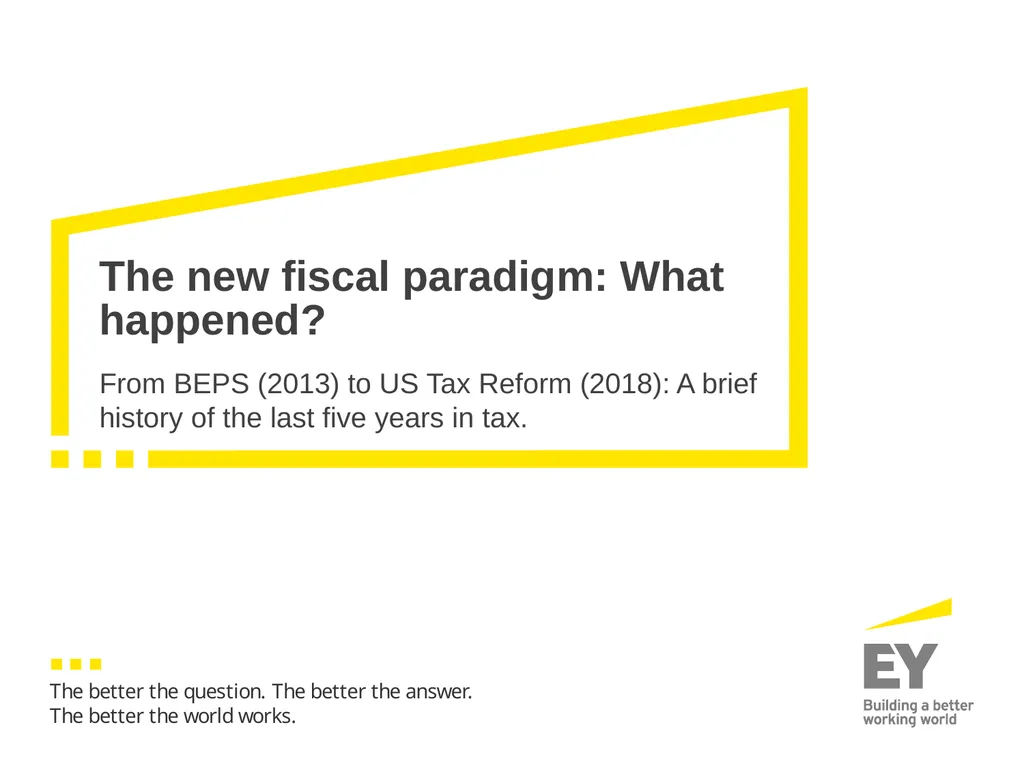 Hot topics in tax Financial Executives - slide 5 of 21