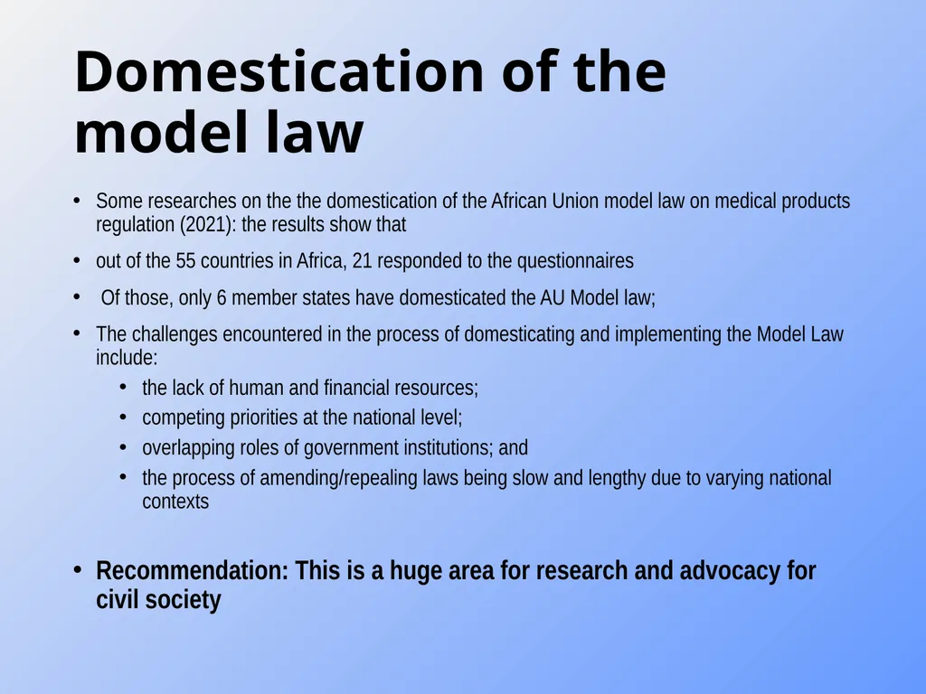 Advancing local pharmaceutical production through - slide 24 of 32