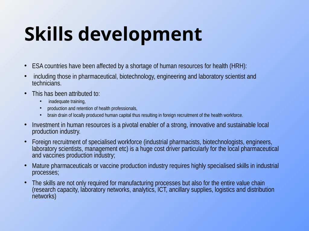 Advancing local pharmaceutical production through - slide 17 of 32
